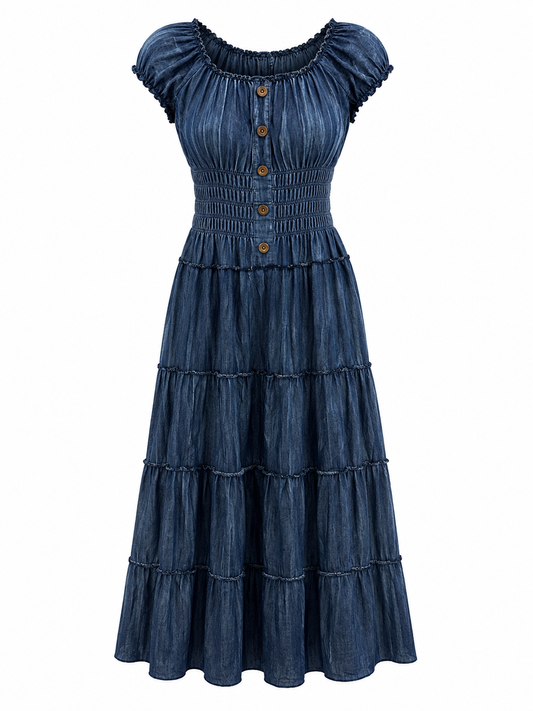 Denim Maxikleid